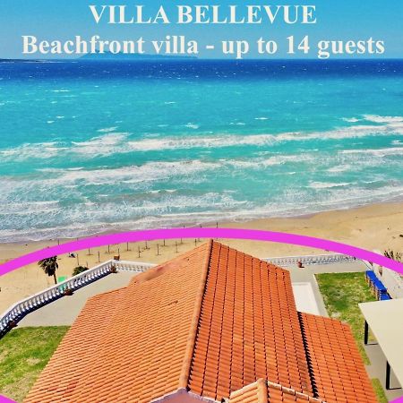 Beachfront Villa Bellevue By Dadovillas 에이지오스스테파노스 외부 사진