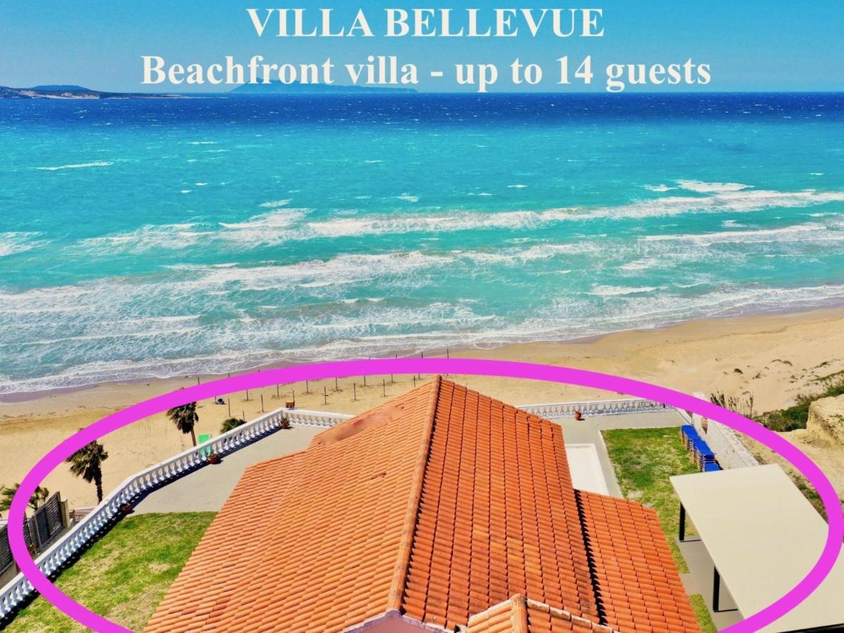 Beachfront Villa Bellevue By Dadovillas 에이지오스스테파노스 외부 사진